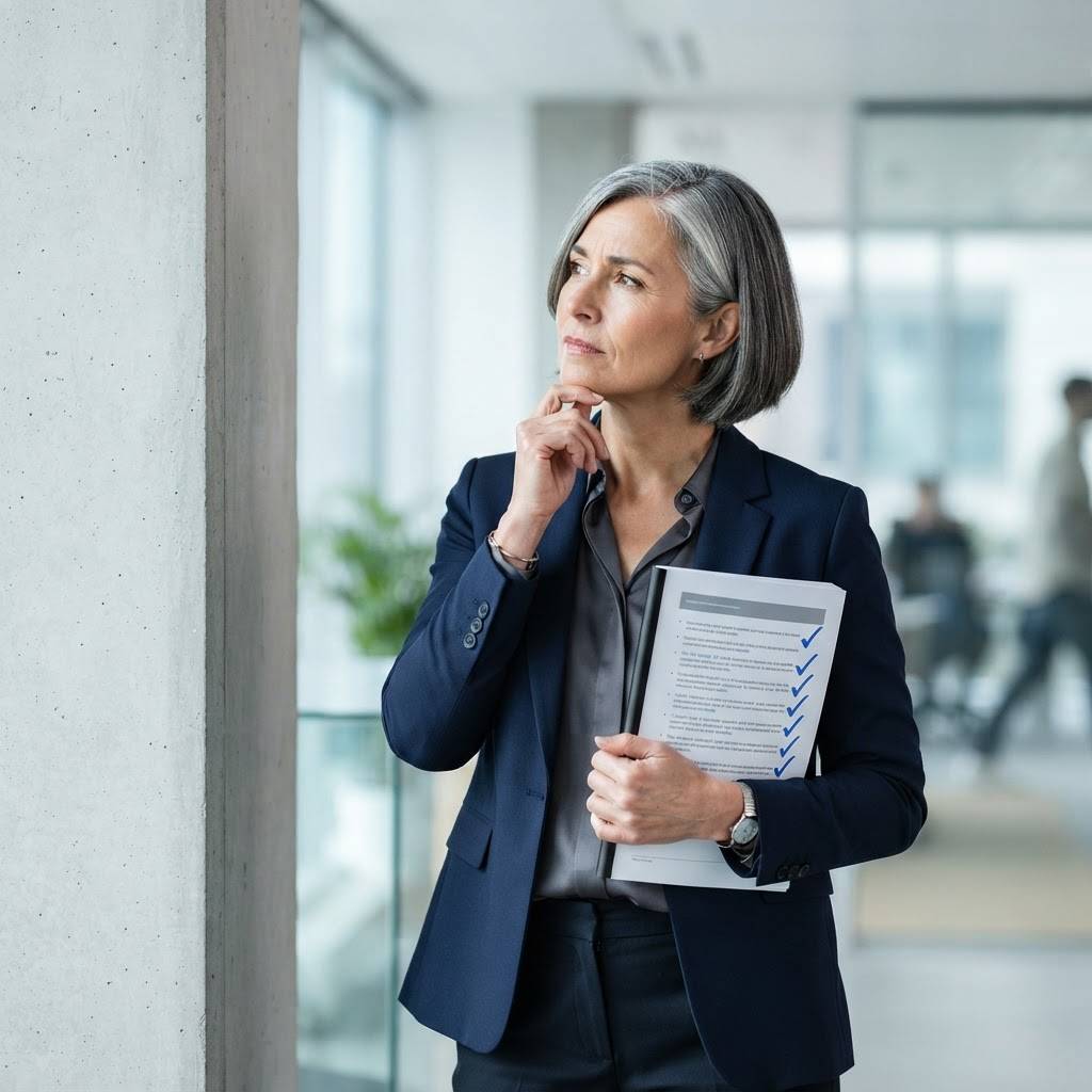 Marketing leader reviewing verified AI search citations