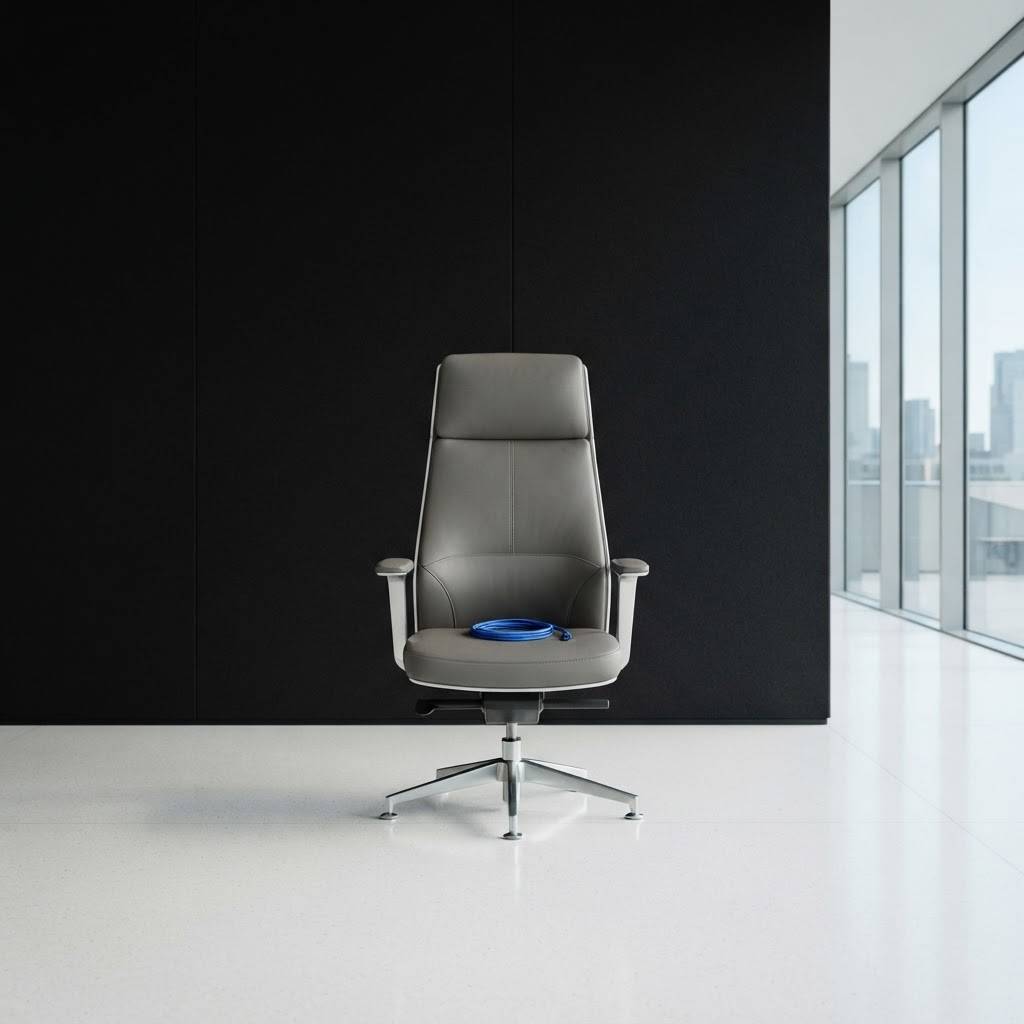 Minimalist modern workspace with a focus on clean composition