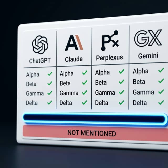 AI answer engine citation gap analysis dashboard