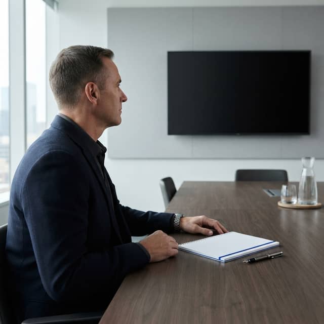 Professional strategist preparing for business growth in modern office