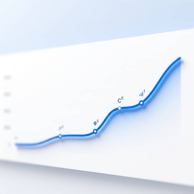 Citation growth curve rising with compounding momentum over time