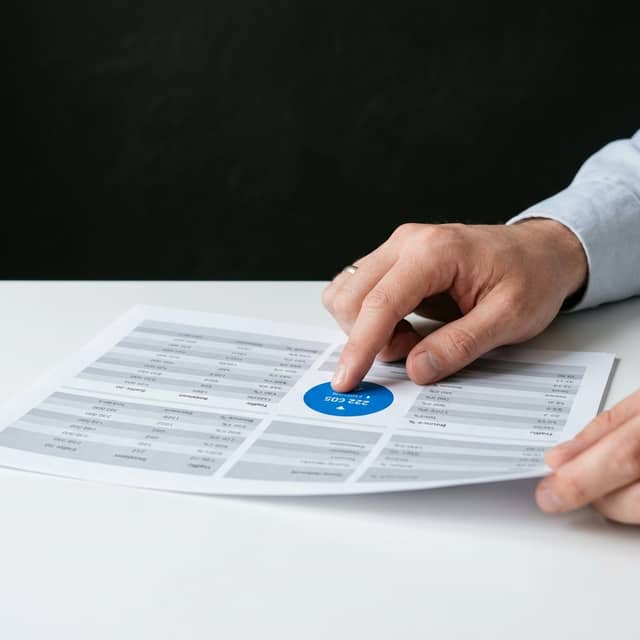 Hand selecting single key metric from analytics dashboard