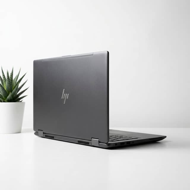 Laptop showing pricing comparison table with blue accents