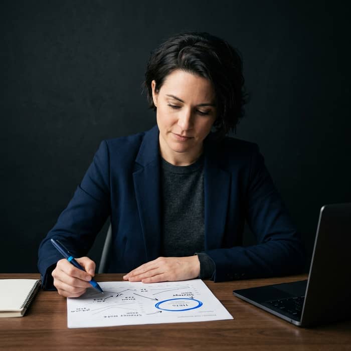 B2B leader reviewing AI citation strategy insights
